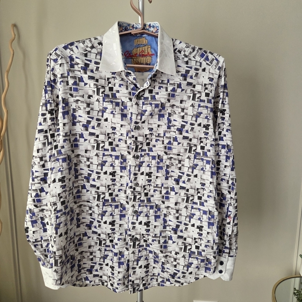 Rober Graham Men's Geometric Patterned Sz.M